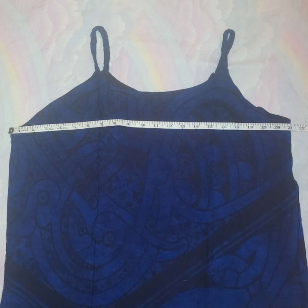 NWOT Blue Sheath Maxi Dress - Picture 4 of 5